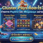 Cluster Pays คืออะไร ต่างจาก Payline และ Megaways อย่างไร