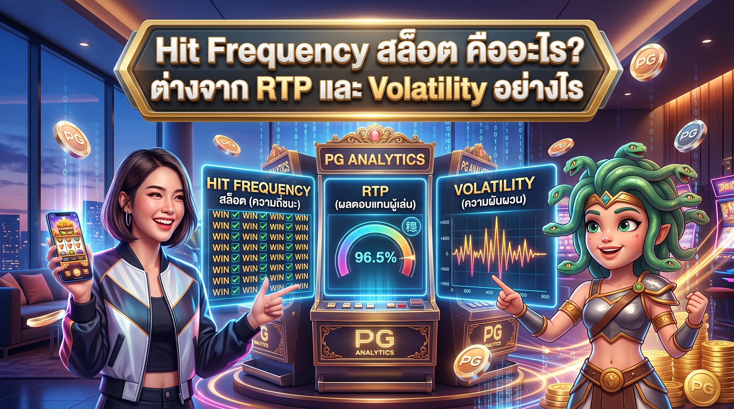 Hit Frequency สล็อต คืออะไร ต่างจาก RTP และ Volatility อย่างไร