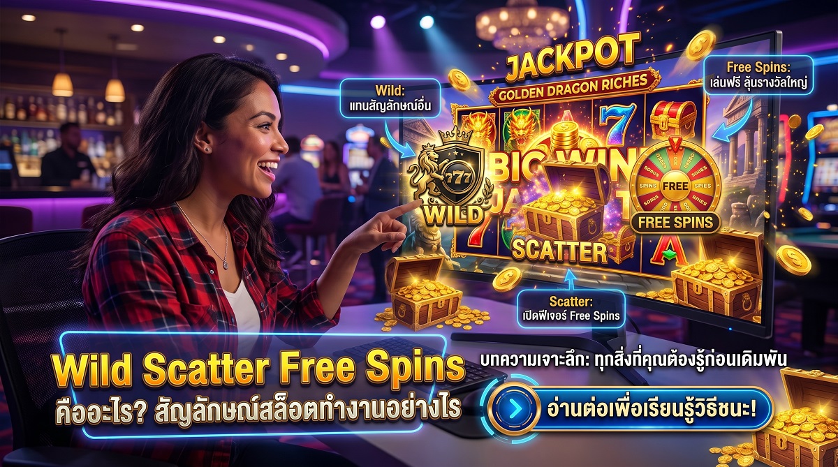 Wild Scatter Free Spins คืออะไร สัญลักษณ์สล็อตทำงานอย่างไร