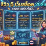 รีวิว 5 เว็บสล็อต 2026