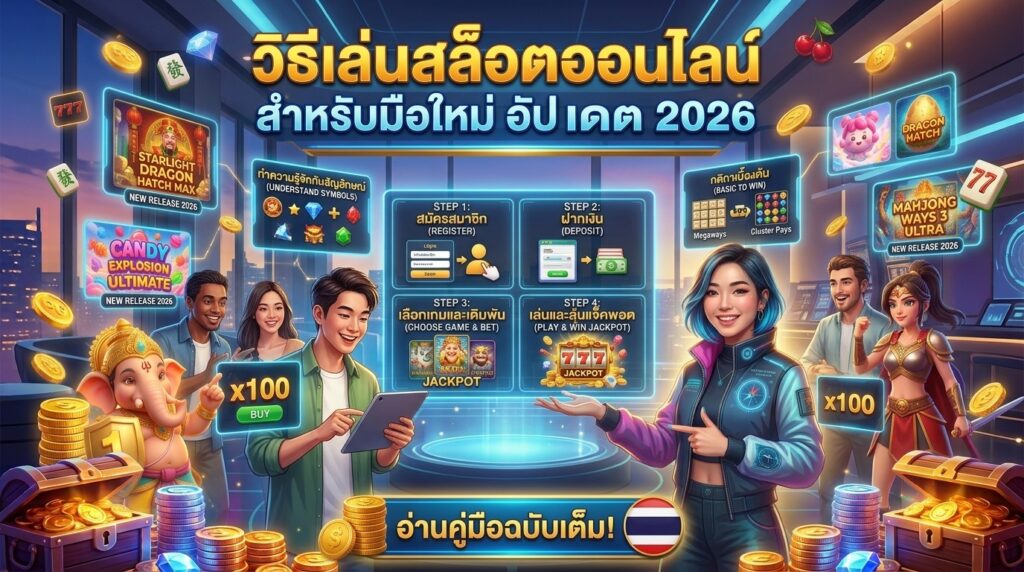 วิธีเล่นสล็อตออนไลน์สำหรับมือใหม่ อัปเดต 2026