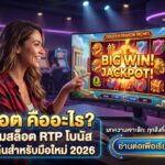 สล็อต คืออะไร รู้จักเกมสล็อต RTP โบนัส และวิธีเล่นสำหรับมือใหม่ 2026