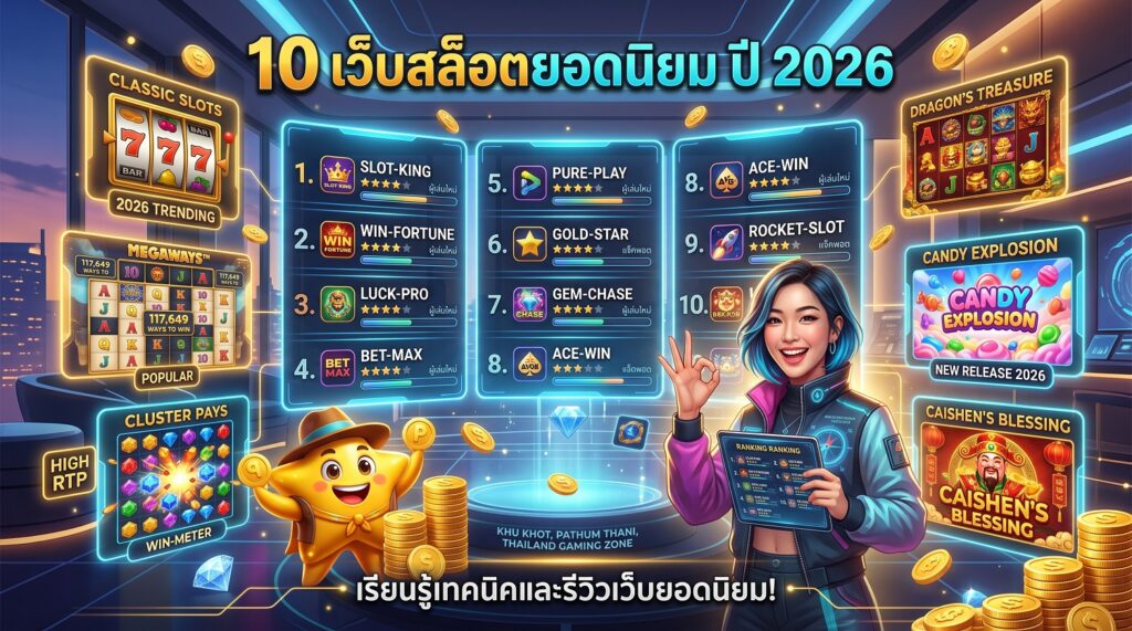 เว็บสล็อตยอดนิยม